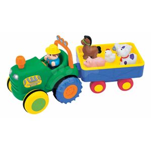Kiddieland traktor so zvieratkami Activity so zvukom a svetlom pre deti 24752 zelený