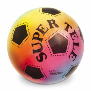 Futbalová lopta dúhová BioBall Supertele Mondo gumová 23 cm