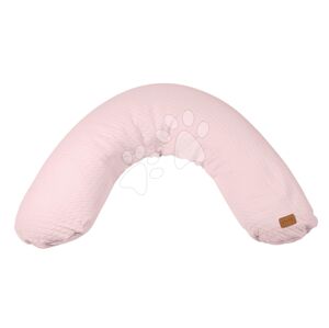 Dojčiaci vankúš Big Flopsy™ Beaba Fleur de Coton® Chalk Pink 170 cm prešívaný ružový
