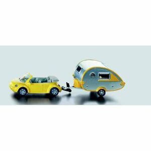 SIKU Blister VW Beetle s karavanom