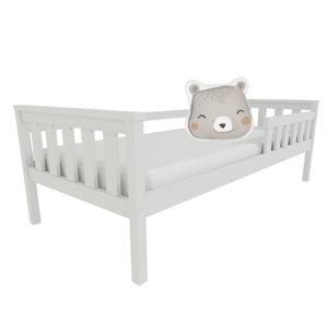 Detská masívna biela posteľ Franzo - rôzne rozmery Rozmer:: 160x80 cm