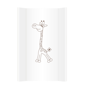 Prebaľovacia biela podložka Žirafka - tvrdá