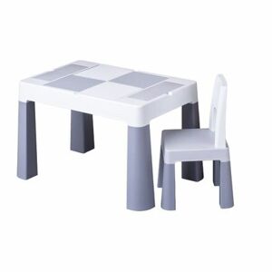 TEGA BABY Sada nábytku pro děti Multifun - stoleček a židlička - šedá