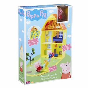 Teddies PEPPA PIG - domček so záhradkou, figúrkou a príslušenstvom