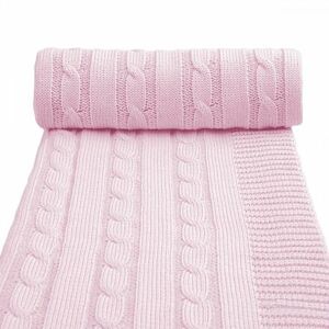 T-TOMI Pletená deka spring, pink / ružová