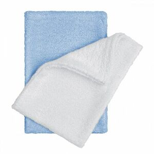 T-TOMI Bambusové žinky - rukavice, white+blue / biela + modrá