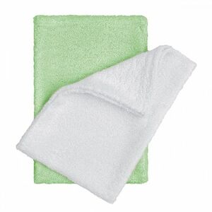 T-TOMI Bambusové žinky - rukavice, white+green / biela + zelená