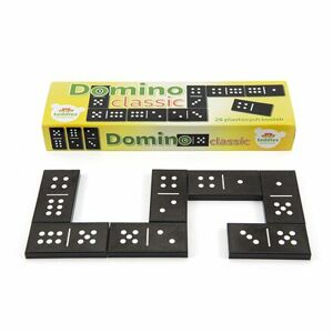 Teddies Domino Classic 28ks spoločenská hra plast v krabičke 21x6x3cm