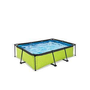 EXIT Limetkový bazén 220x150x65cm s filtračným čerpadlom - zelený