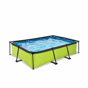 EXIT Limetkový bazén 300x200x65cm s filtračným čerpadlom - zelený