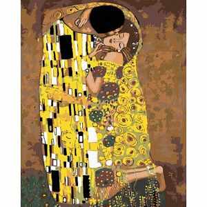 Maľovanie podľa čísel - POLIBEK (Gustav Klimt)