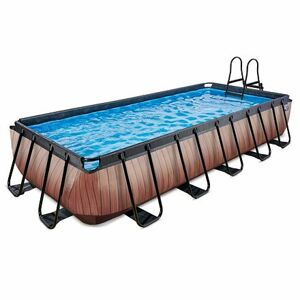 EXIT Frame Pool 5.4x2.5x1m (12v Sand filter) – Timber Style