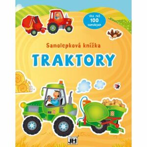 Samolep knižka/ Traktory