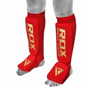Chrániče predkolenia RDX MMA SHIN SIR - červené Veľkosť: XL