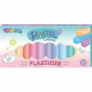 Colorino Pastel - modelovacia hmota, 12 farieb