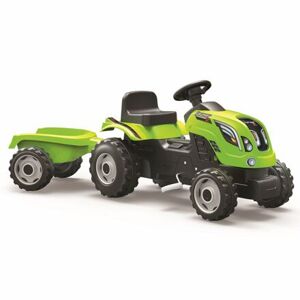 Smoby šliapací traktor Farmer XL zelený s vozíkom