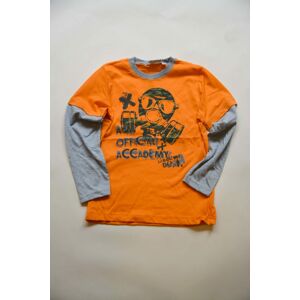 tričko chlapčenské s dlhým rukávom, Wendee, ozfb101639-1, oranžová - 116 | 6let