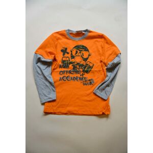 tričko chlapčenské s dlhým rukávom, Wendee, ozfb101639-2, oranžová - 128 | 8let