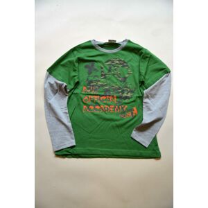 tričko chlapčenské s dlhým rukávom, Wendee, ozfb101639-2, zelená - 146 | 11let