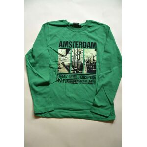 tričko chlapčenské s dlhým rukávom, Wendee, ozfb101643-1, zelená - 122 | 7let