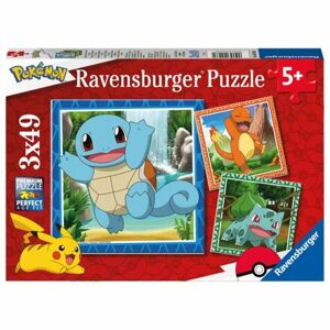 Ravensburger Vypustite Pokémony 3x49 dielikov