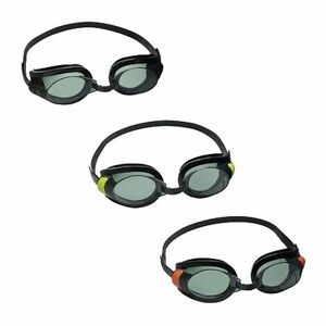Plavecké okuliare FOCUS - mix 3 farby (čierna, zelená, červená)