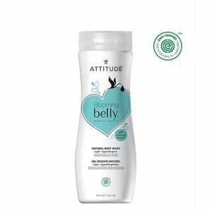 Prírodné telové mydlo ATTITUDE Blooming Belly nielen pre tehotné s arganom 473 ml
