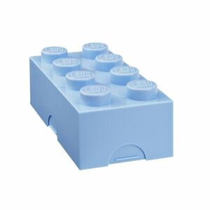 LEGO box na desiatu 100 x 200 x 75 - svetlo modrá