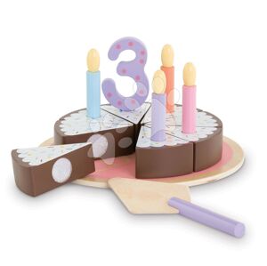 Narodeninová torta Wooden Birthday Cake Corolle pre 36-42 cm bábiku 18 doplnkov od 24 mes