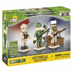 3 figurky s doplňky French Armed Forces, 30 k