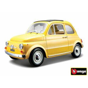 Bburago 1:24 Fiat 500 F 1965 Yellow,  W007305