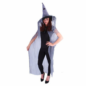 Rappa Čarodejnícky plášť s klobúkom pre dospelých/Halloween
