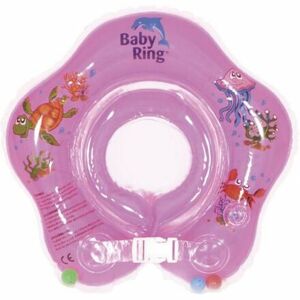 Plávací nákrčník Baby ring 3-36měs. ružová