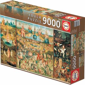 Educa Puzzle Záhrada Pozemských Rozkoší - Hieronymus Bosch 9 000 dielov 14831 farebné