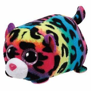 Meteor TY Teeny Tys JELLY - multicolor leopard 10 cm