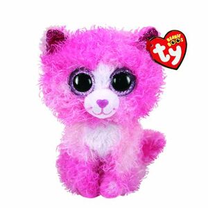 Meteor TY BOOS REAGAN, 15 cm - ružová kučeravá mačka (3)
