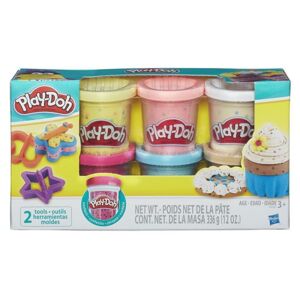 Hasbro Play-Doh Sada s konfetami 6ks