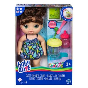 Hasbro Baby Alive Tmavovlasá bábika s mixérom