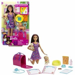 Mattel Barbie BÁBIKA S PSÍKMI