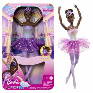 Barbie SVIETIA MAGICKÁ BALETKA S FIALOVOU SUKNOU