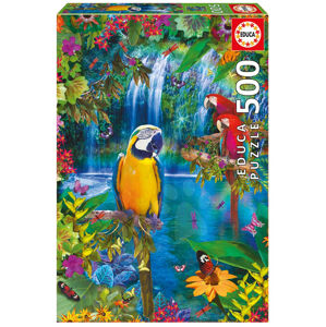 Educa Puzzle Genuine Bird Tropical Land 500 dielov 15512 farebné