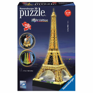 2412579 Eiffelova veža (Nočná edícia) 3D 216d - poškodený obal