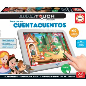 Tablet elektronický Cuenta Cuentos Educa so 4 rozprávkami a aktivitami v španielčine od 2 rokov EDU15746