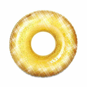 Nafukovací kruh donut trblietka, 79 cm