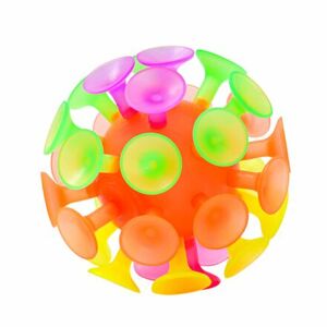 Mac Toys Prísavková lopta 10cm so svetlom
