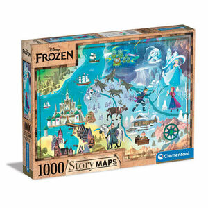 Clementoni Puzzle 1000 dielikov Disney Mapa - Frozen