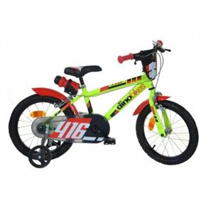 DINO Bikes - detský bicykel 16" - zeleno - čierny 2020