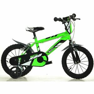 DINO Bikes - detský bicykel 14" - zelený 2017