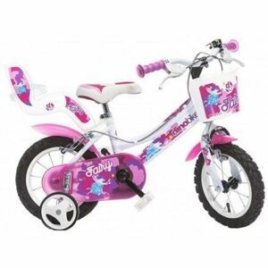 DINO Bikes - detský bicykel 12" - biely 2017