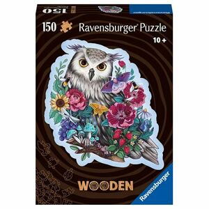 Ravensburger Drevené puzzle Tajomná sova 150 dielikov